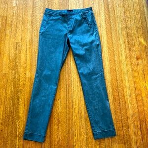 NWT cotton slim pants from ATM in steel color